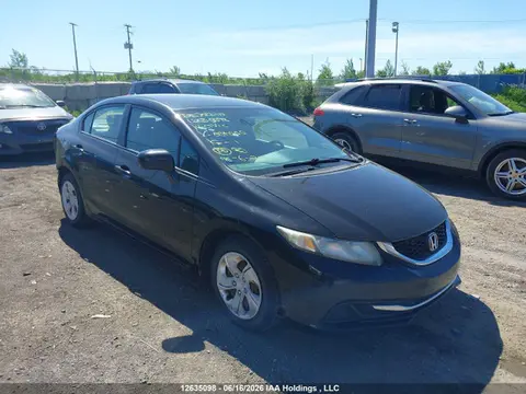 2HGFB2E45EH045032 — 2014 Honda Civic LX, Задняя часть (Rear), фото до ремонта