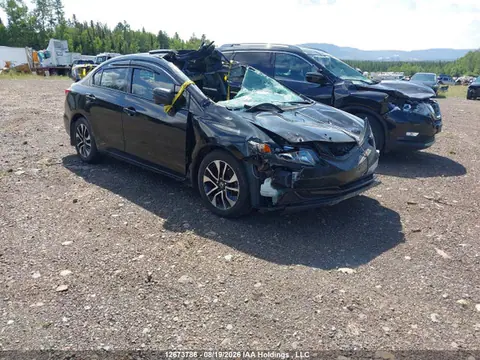 2HGFB2F51EH040353 — 2014 Honda Civic LX, Передняя часть (Front), фото до ремонта