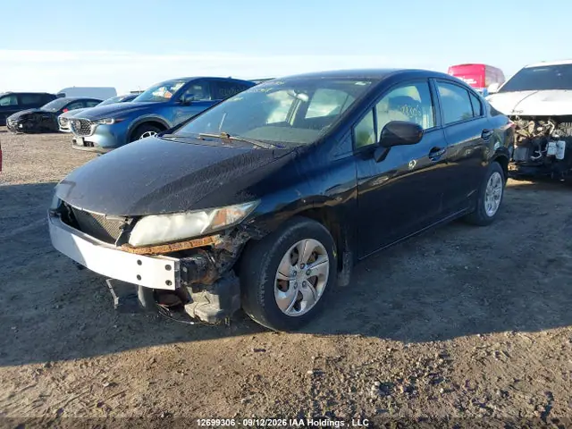 2014 Honda Civic Lx VIN 2HGFB2F4XEH035918 фото 2