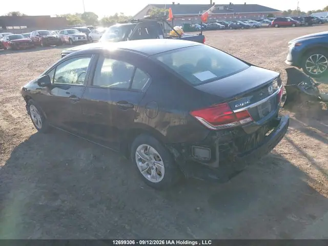 2014 Honda Civic Lx VIN 2HGFB2F4XEH035918 фото 3