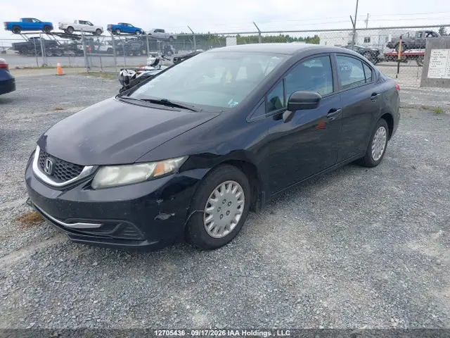 2HGFB2E47EH030676 — 2014 Honda Civic LX, фото 2 с аукциона IAAI 13.10.2026, Передняя часть