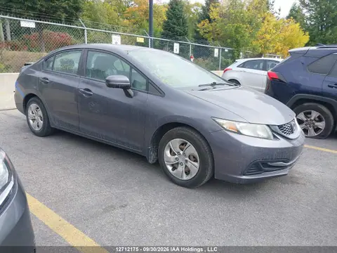 2HGFB2F44EH010769 — 2014 Honda Civic LX, Задняя часть (Rear), фото до ремонта