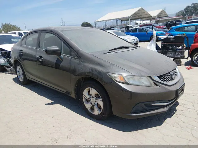 2014 Honda Civic Lx VIN 2HGFB2F54EH528311 фото 1