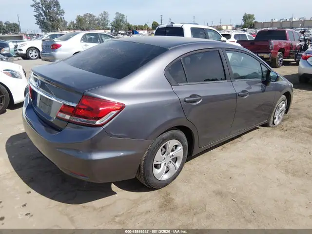 19XFB2F51EE247934 — 2014 Honda Civic LX, фото 4 с аукциона IAAI 14.10.2026, Левый бок