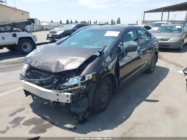 2014 Honda Civic Lx VIN 2HGFB2F55EH500419 фото 2