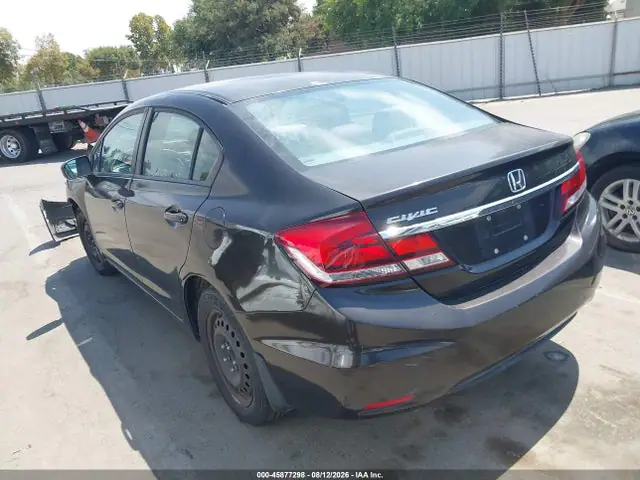 2014 Honda Civic Lx VIN 2HGFB2F55EH500419 фото 3