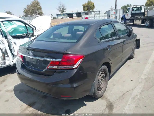 2014 Honda Civic Lx VIN 2HGFB2F55EH500419 фото 4