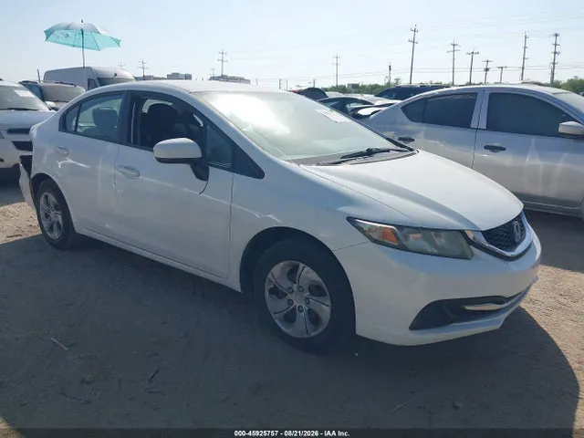 2014 Honda Civic Lx VIN 19XFB2F51EE007721 фото 1