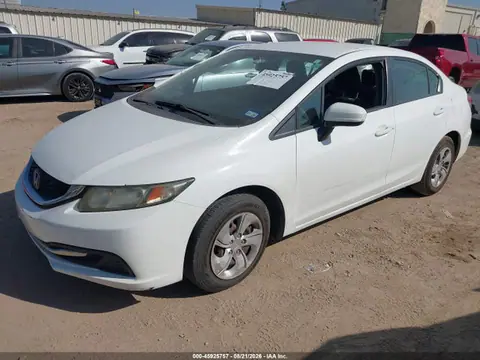 2014 Honda Civic Lx VIN 19XFB2F51EE007721 фото 2