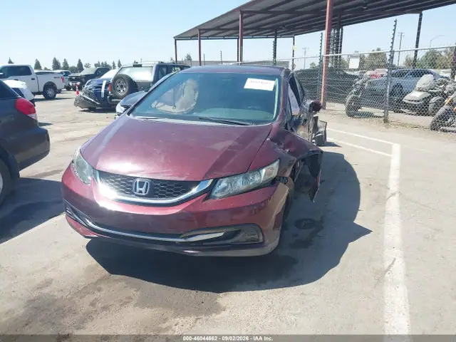 2HGFB2F56EH550455 — 2014 Honda Civic LX, фото 2 с аукциона IAAI 13.10.2026, Естественный износ