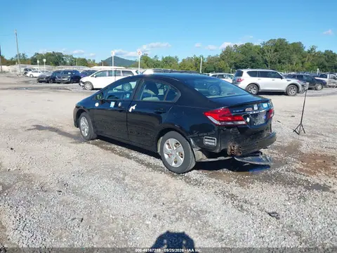 2014 Honda Civic Lx VIN 19XFB2F54EE249127 фото 3