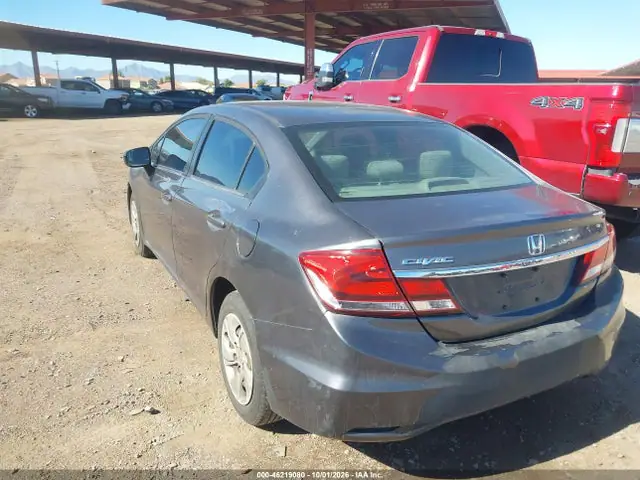 2014 Honda Civic Lx VIN 19XFB2F53EE005839 фото 3