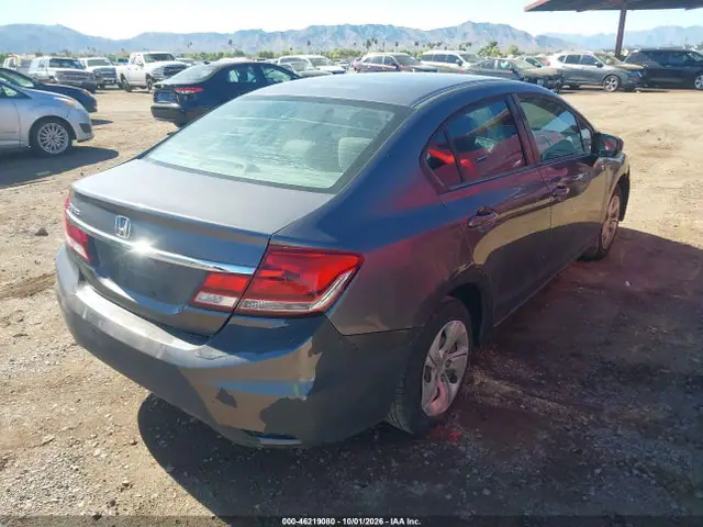 2014 Honda Civic Lx VIN 19XFB2F53EE005839 фото 4