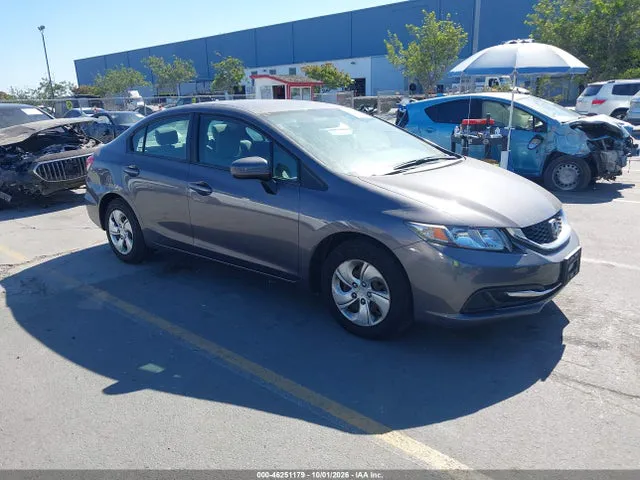 2014 Honda Civic Lx VIN 19XFB2F51EE243589 фото 1