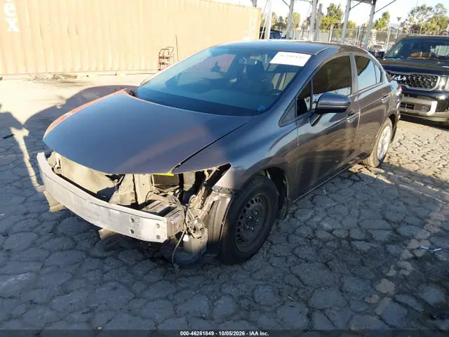 19XFB2F56EE228327 — 2014 Honda Civic LX, фото 2 с аукциона IAAI 14.10.2026, Передняя часть справа