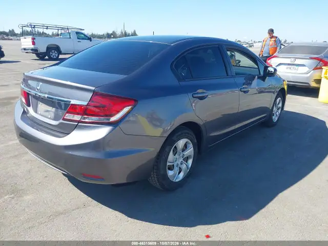 19XFB2F56EE079594 — 2014 Honda Civic LX, фото 4 с аукциона IAAI 13.10.2026, Естественный износ