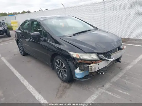 2HGFB2F53FH055924 — 2015 Honda Civic LX, Передняя часть (Front), фото до ремонта