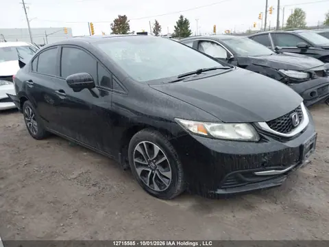 2HGFB2E58FH029742 — 2015 Honda Civic LX, Задняя часть (Rear), фото до ремонта