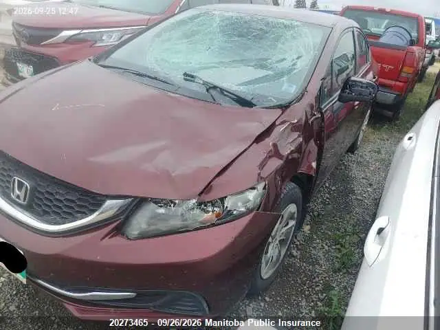 2HGFB2E48FH002807 — 2015 Honda Civic LX, фото 2 с аукциона IAAI 29.09.2026, Левый бок