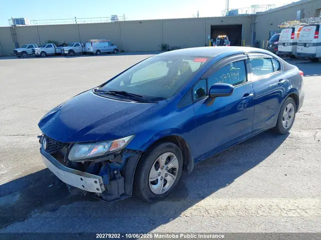 2015 Honda Civic Lx VIN 2HGFB2F45FH028795 фото 2