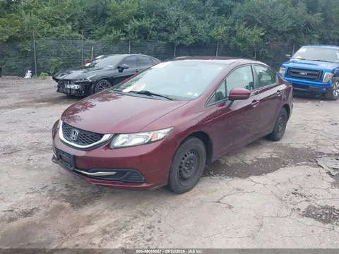 2015 Honda Civic Lx VIN 19XFB2F53FE251002 фото 2