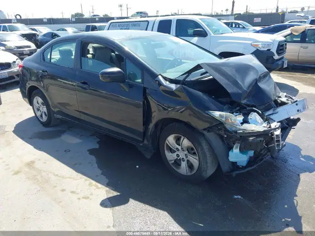 2HGFB2F50FH538996 — 2015 Honda Civic LX, Передняя часть (Front End), фото до ремонта