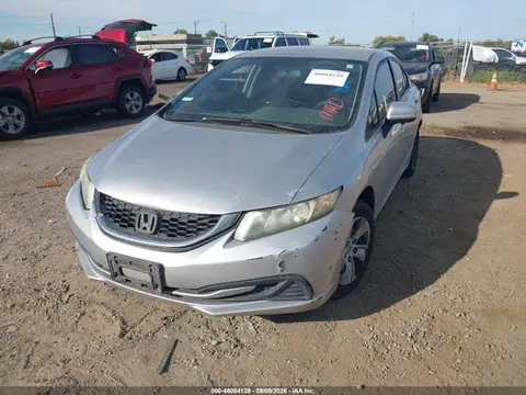 2015 Honda Civic Lx VIN 19XFB2F55FE204389 фото 2