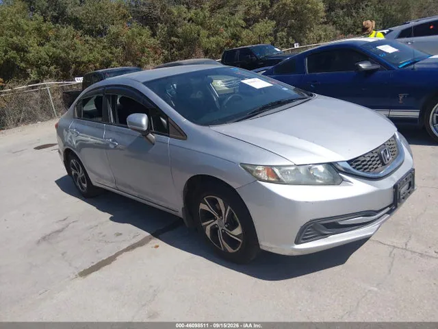 2015 Honda Civic Lx VIN 19XFB2F53FE083877 фото 1