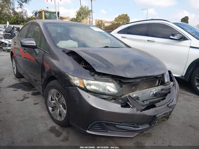 2015 Honda Civic Lx VIN 19XFB2F54FE227601 фото 1
