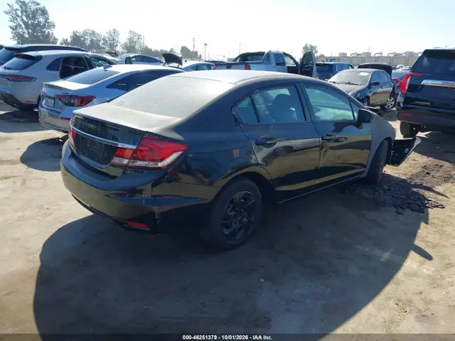 19XFB2F54FE269251 — 2015 Honda Civic LX, фото 4 с аукциона IAAI 14.10.2026, Передняя часть слева
