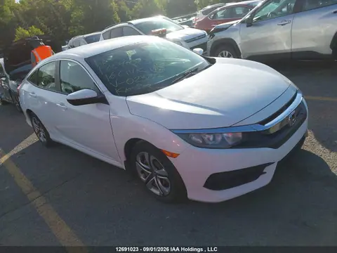 2HGFC2F59GH023722 — 2016 Honda Civic LX, Левый бок (Left Side), фото до ремонта