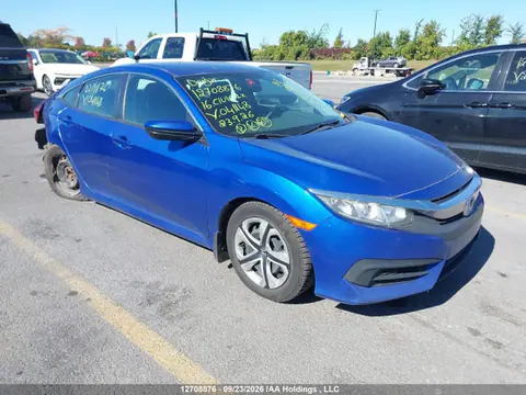 2HGFC2E53GH041148 — 2016 Honda Civic LX, Задняя часть справа (Right Rear), фото до ремонта