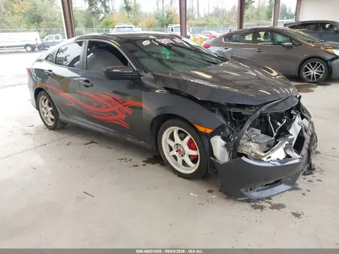 19XFC2F51GE242216 — 2016 Honda Civic LX, Передняя часть (Front End), фото до ремонта
