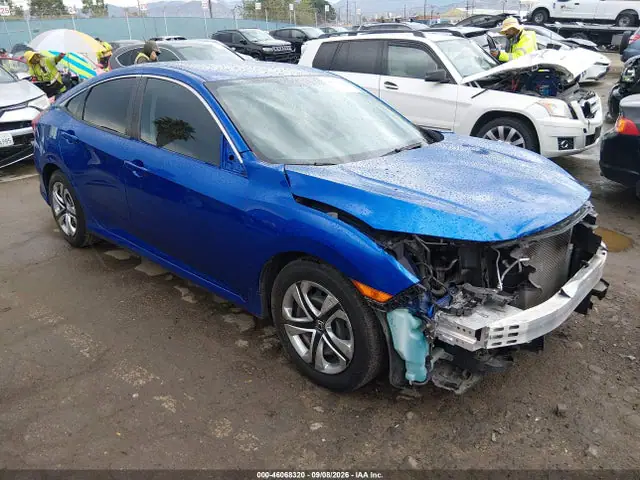 2HGFC2F58GH562042 — 2016 Honda Civic LX, Передняя часть (Front End), фото до ремонта