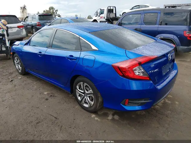 2HGFC2F58GH562042 — 2016 Honda Civic LX, фото 3 с аукциона IAAI 30.09.2026, Передняя часть