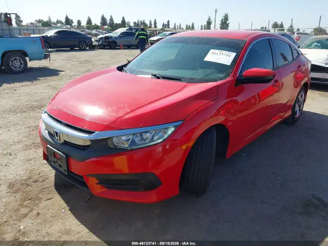 2016 Honda Civic Lx VIN 2HGFC2F57GH550898 фото 2