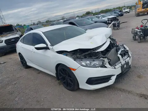 2HGFC2F57HH034767 — 2017 Honda Civic LX, Передняя часть (Front), фото до ремонта