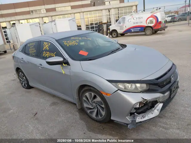 SHHFK7H29HU302045 — 2017 Honda Civic LX, Левый бок (Left Side), фото до ремонта