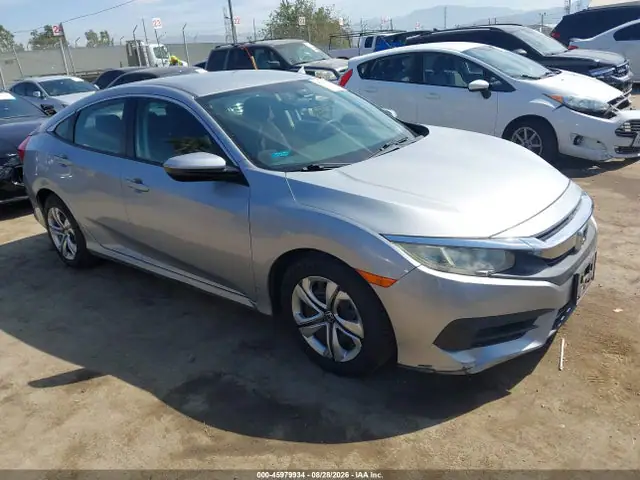 2HGFC2F52HH566461 — 2017 Honda Civic LX, Левый бок (Left Side), фото до ремонта