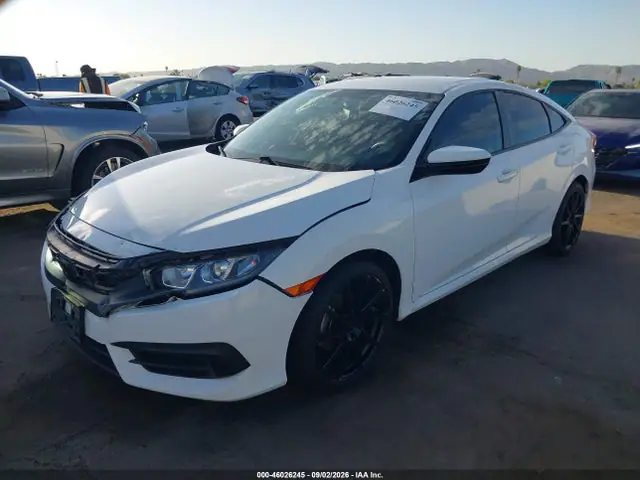 2017 Honda Civic Lx VIN 2HGFC2F51HH528056 фото 2