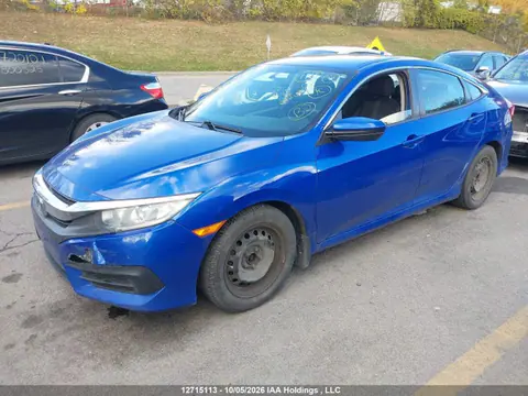 2018 Honda Civic Lx VIN 2HGFC2F53JH007281 фото 2