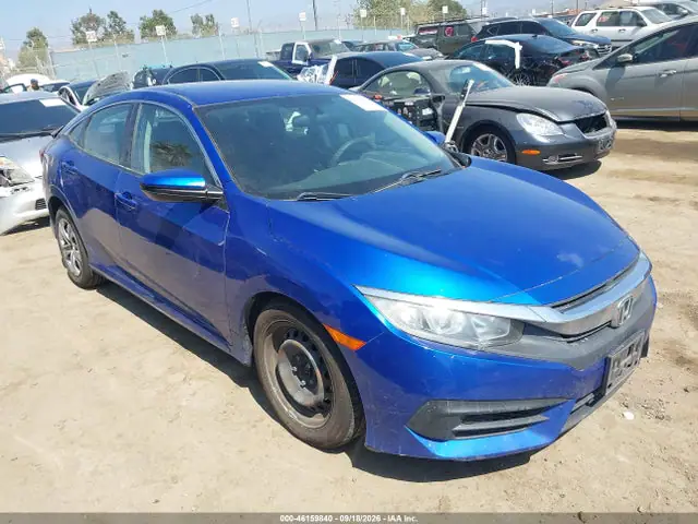 2HGFC2F58JH551694 — 2018 Honda Civic LX, Задняя часть (Rear), фото до ремонта