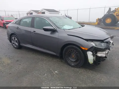 2HGFC2E52KH030277 — 2019 Honda Civic LX, Передняя часть (Front), фото до ремонта
