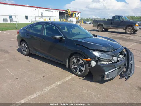 2HGFC2E53KH018820 — 2019 Honda Civic LX, Передняя часть (Front), фото до ремонта