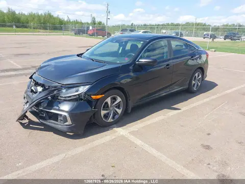 2019 Honda Civic Lx VIN 2HGFC2E53KH018820 фото 2