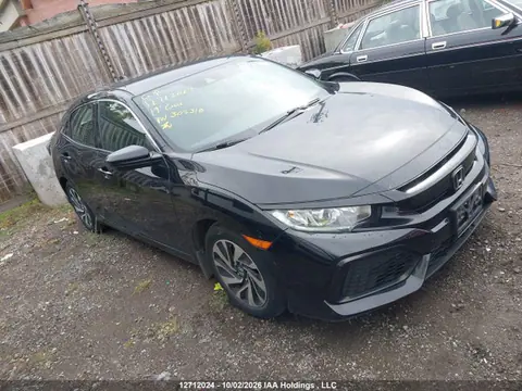 SHHFK7H36KU305310 — 2019 Honda Civic LX, Град (Hail), фото до ремонта