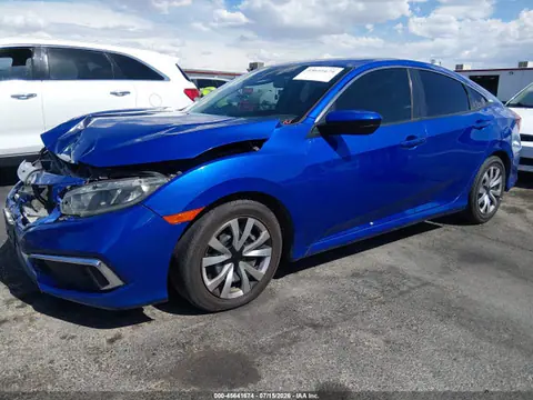 2019 Honda Civic Lx VIN 19XFC2F6XKE202881 фото 2