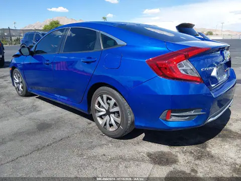 2019 Honda Civic Lx VIN 19XFC2F6XKE202881 фото 3