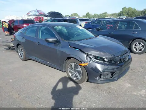 2HGFC2F65KH562730 — 2019 Honda Civic LX, Передняя часть (Front End), фото до ремонта