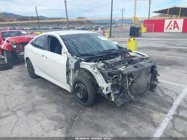 19XFC2F61KE205118 — 2019 Honda Civic LX, Передняя часть справа (Right Front), фото до ремонта